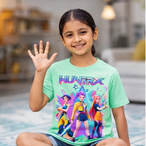 Unisex Kids Crew Neck T-Shirt