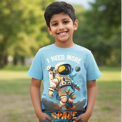 Unisex Kids Crew Neck T-Shirt