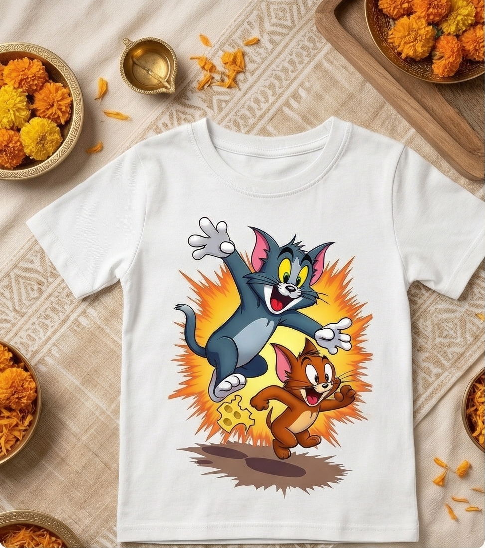 Unisex Kids Crew Neck T-Shirt
