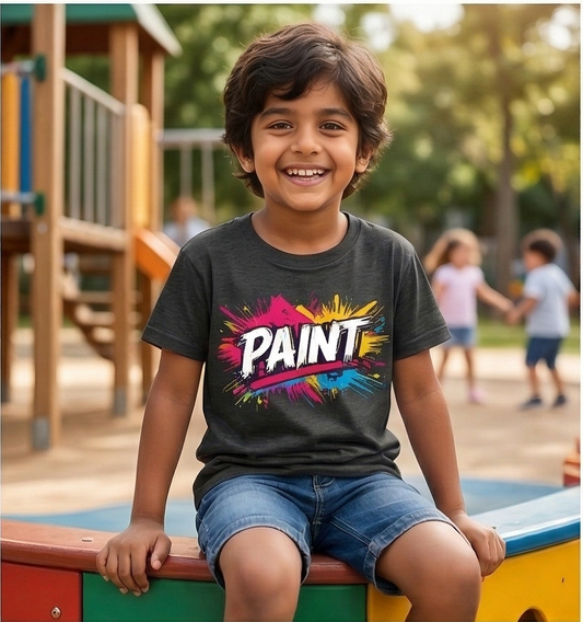 Unisex Kids Crew Neck T-Shirt