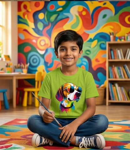 Unisex Kids Crew Neck T-Shirt