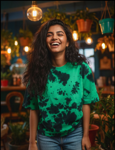 Trendy Tie-Dye Oversized Tee | Premium Cotton Unisex T-Shirt