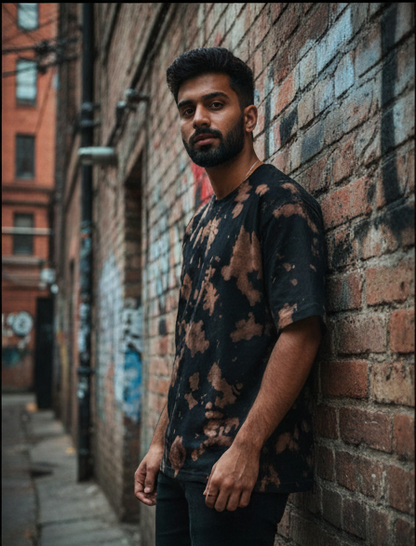Trendy Tie-Dye Oversized Tee | Premium Cotton Unisex T-Shirt