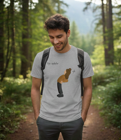 Life Update Aesthetic Graphic Unisex Oversized T-Shirt