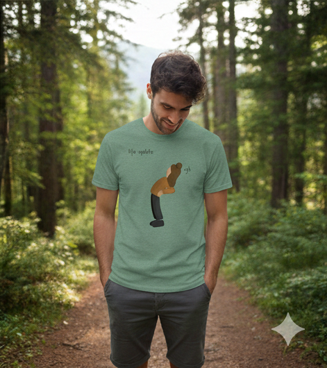 Life Update Aesthetic Graphic Unisex Oversized T-Shirt