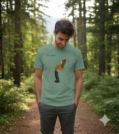 Life Update Aesthetic Graphic Unisex Oversized T-Shirt