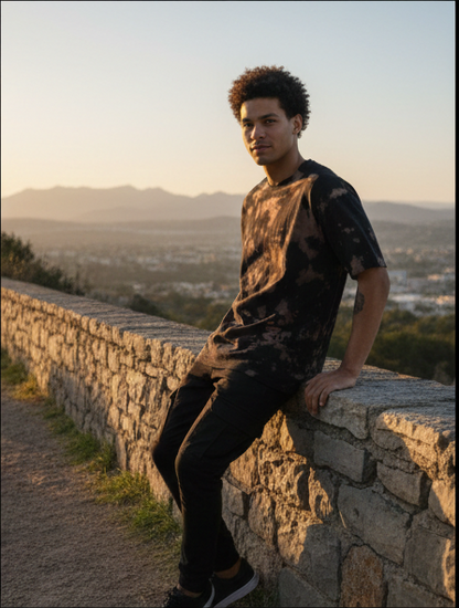 Trendy Tie-Dye Oversized Tee | Premium Cotton Unisex T-Shirt